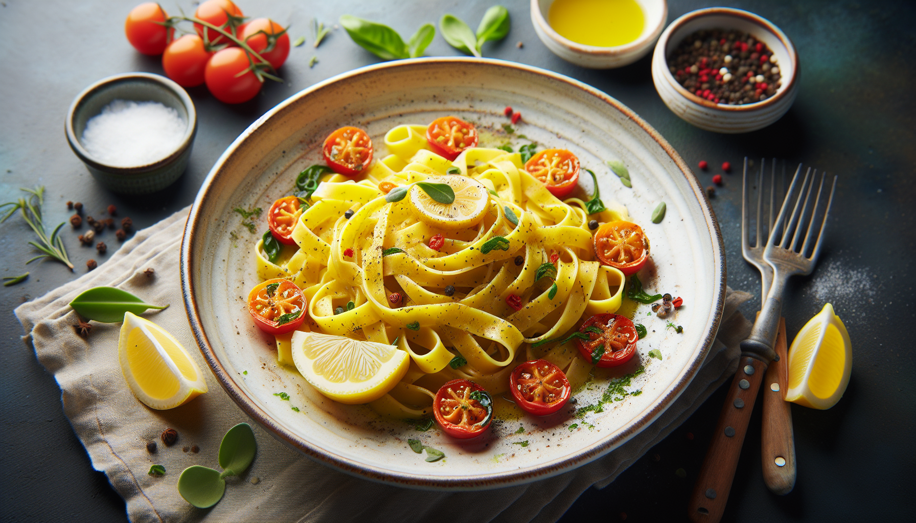 tagliatelle al limone